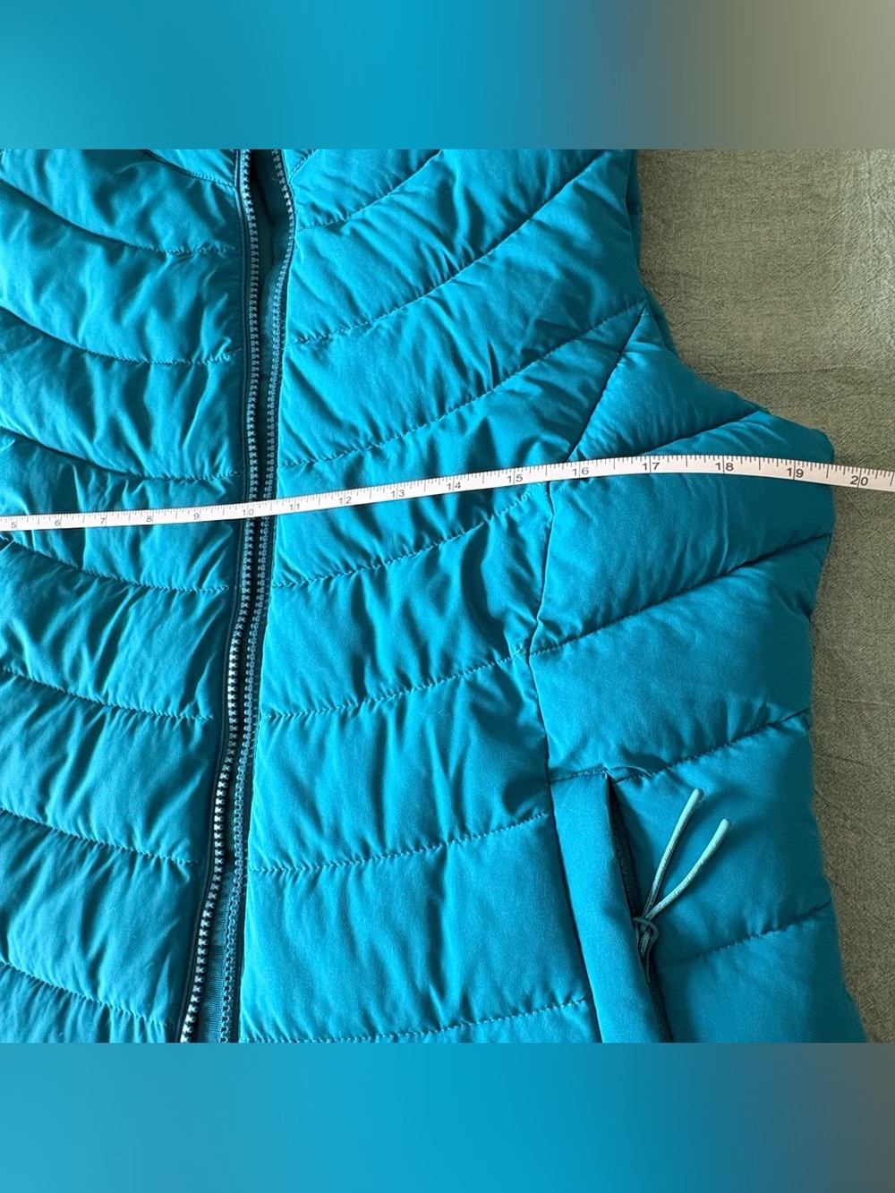 WindRiver HD1 T-MAX Teal Quilted Puffer Vest – Women's Small - Picture 15 of 16